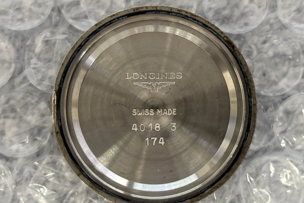 Near MINT LONGINES Conquest 4018 White Quartz 34.9mm Men's Watch